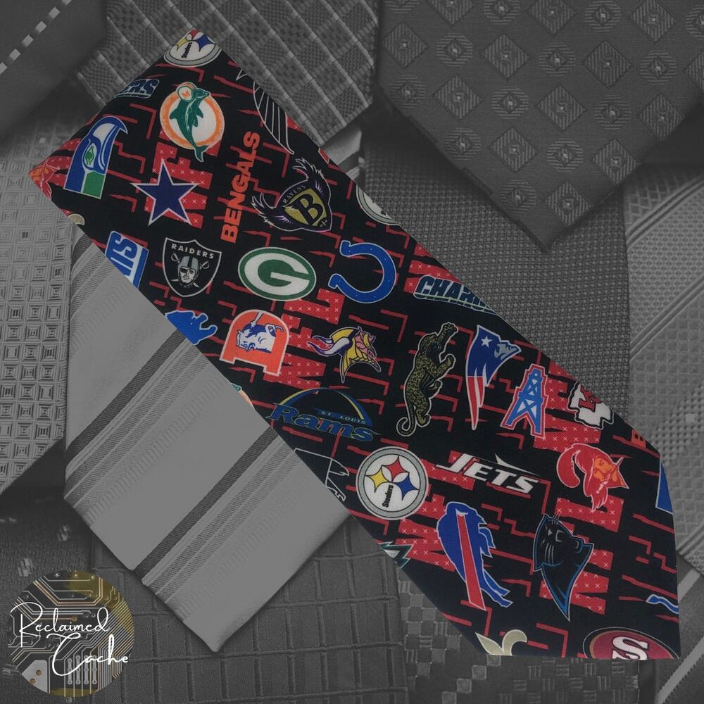 Vintage 1996 NFL Logo Tie